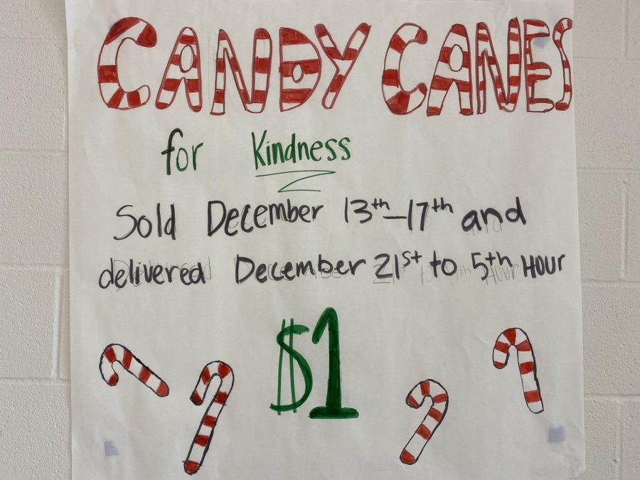 North Point is selling Candy Canes for Kindness during December. 