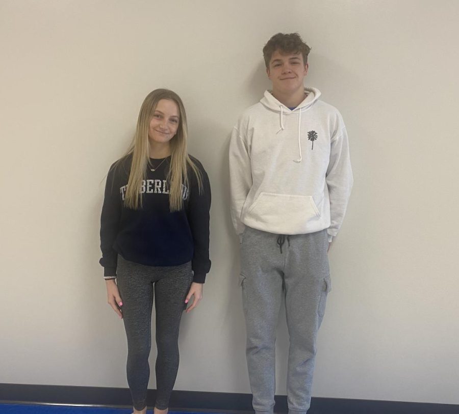 Jackson Sapp (23) and Brooke Reedy (23) are great examples of our amazing juniors. 
