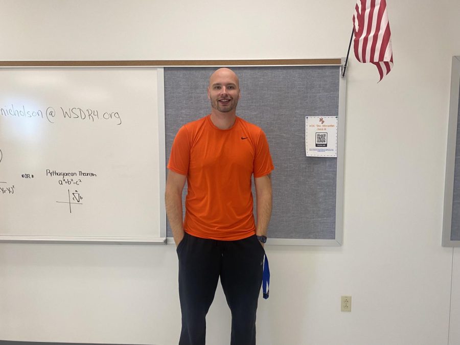 Mr. Matt Nicholson teaches PE and coaches basketball.