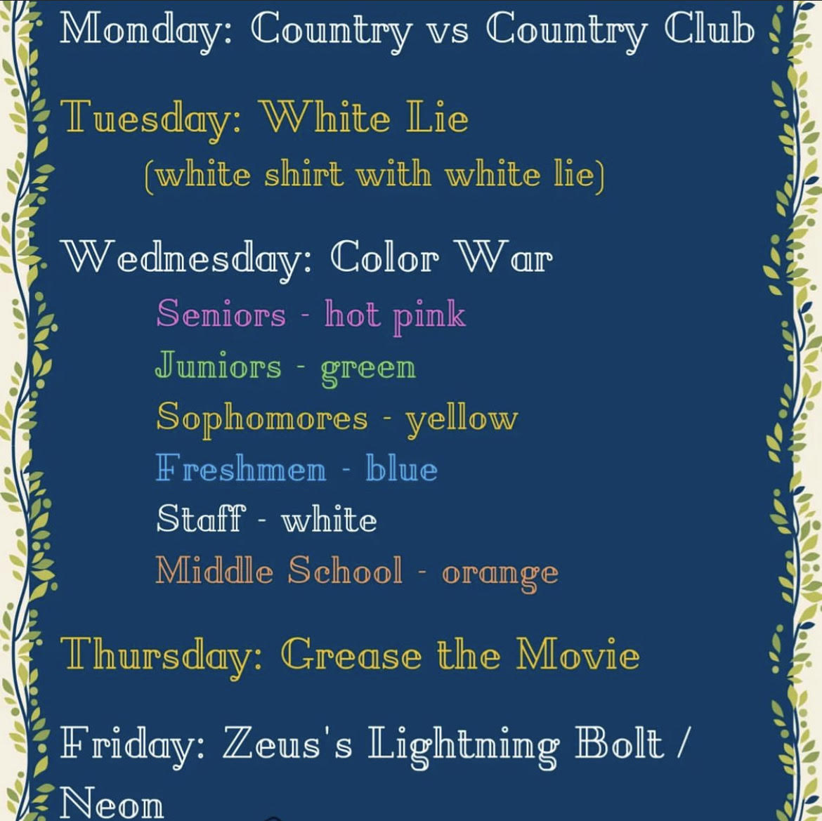 Jersey Day - Spirit Week - Events @ HolmesCC