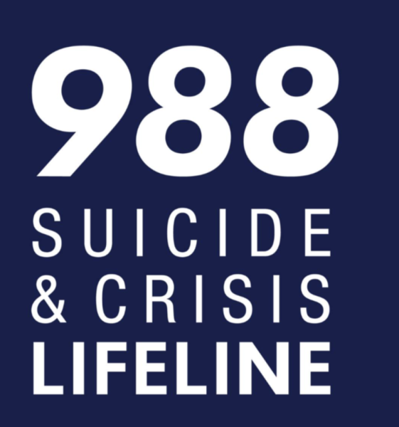 988 is a great crisis hotline number to call if you want mental health services for you or someone you know.