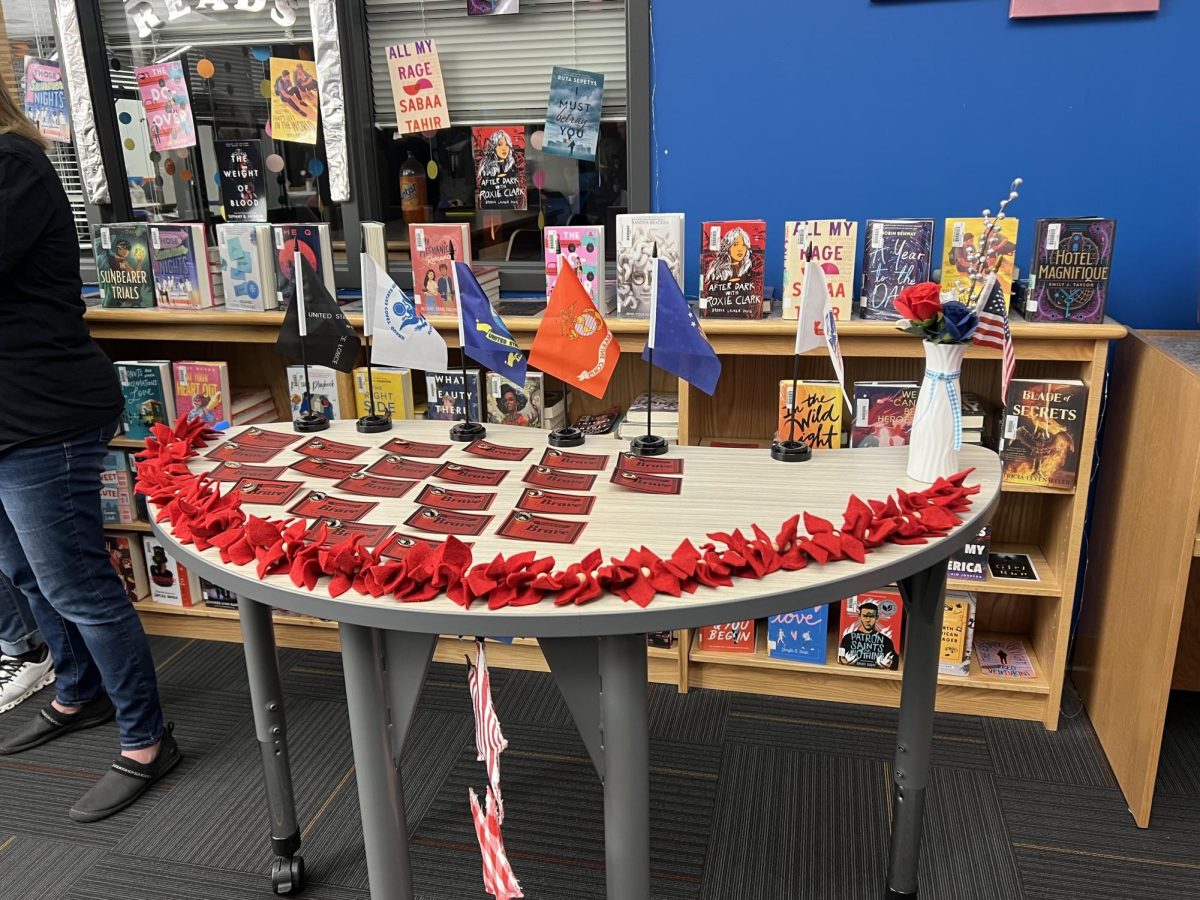 Mrs. Kahoe and the social studies department put together a breakfast and program to honor our local Veterans.