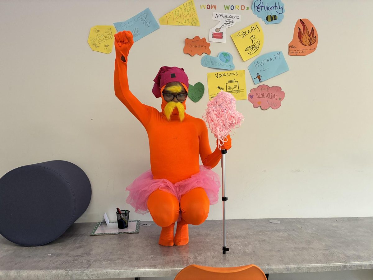 Khilie Jacobs ('29) had spirit week fun on class colors day.