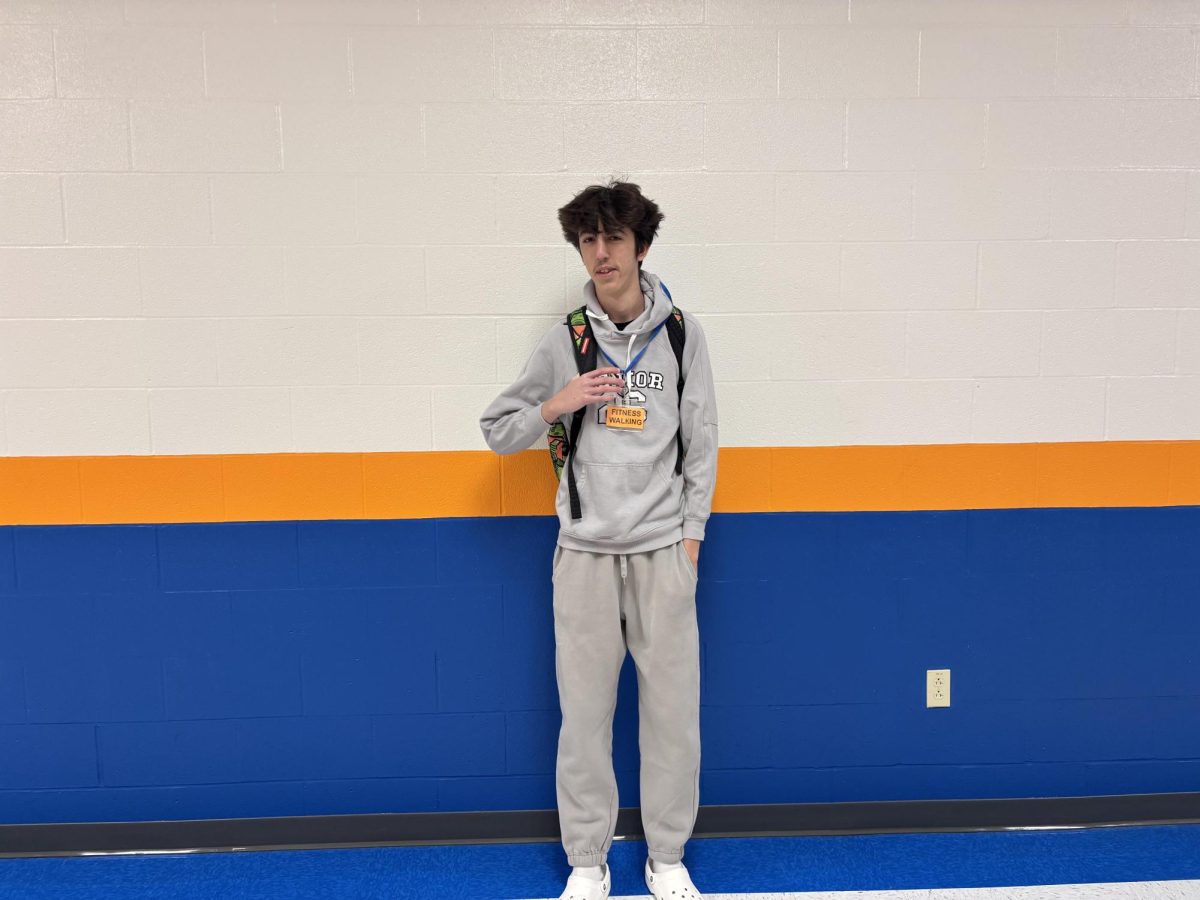 Blake Ruffino, a student at our school that was volunteered to answer some questions. 